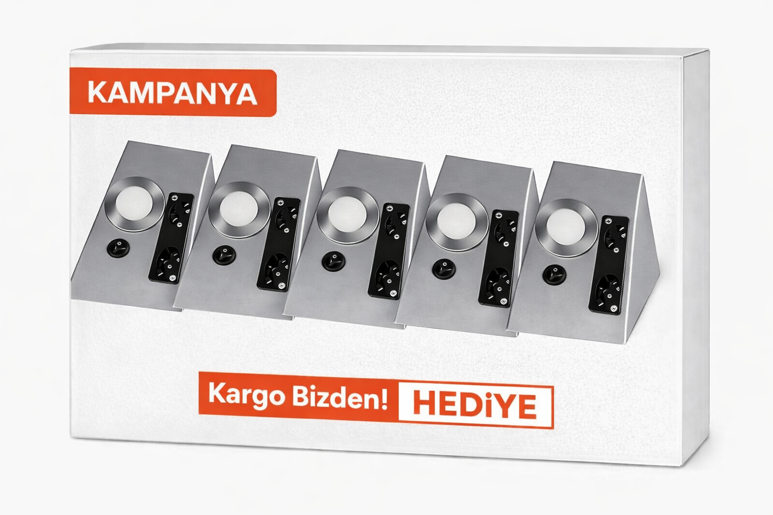 CT-5109B 5W Tezgah Ayd�nlatma ��gen Spot Beyaz I��k 5 li paket