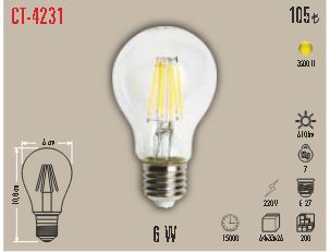 CT-4231 LED Filament Ampul