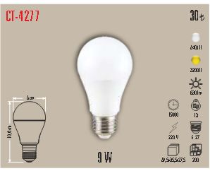 CT-4277 9W LED Ampul