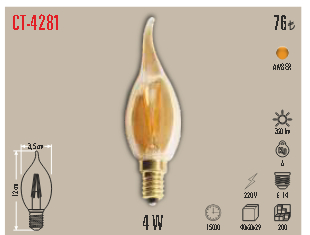 CT-4281 4w Rustik Amp�l