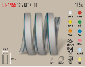 CT-4455 12 V NEON LED