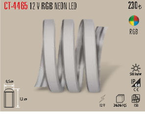 CT-4465 12 V RGB NEON LED