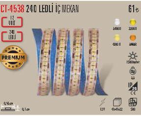 CT-4538 240 LEDL� �� MEKAN AMBER