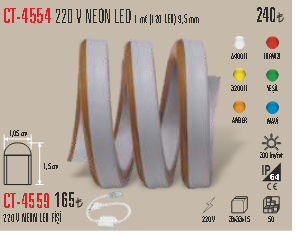CT-4554 220 V NEON LED
