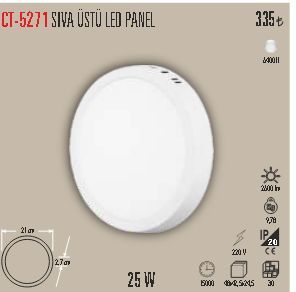CT-5271 S�VA �ST� LED PANEL
