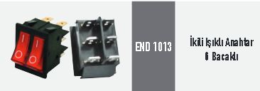 END 1013 �kili I��kl� Anahtar 6 Bacakl�