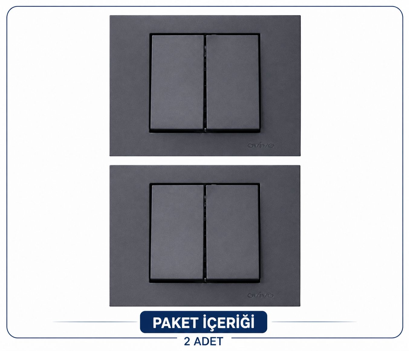 Ovivo Grano Füme Komütatör 2 Adet