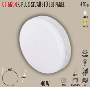 CT-5664X-PLUS S�va �st� LED Panel