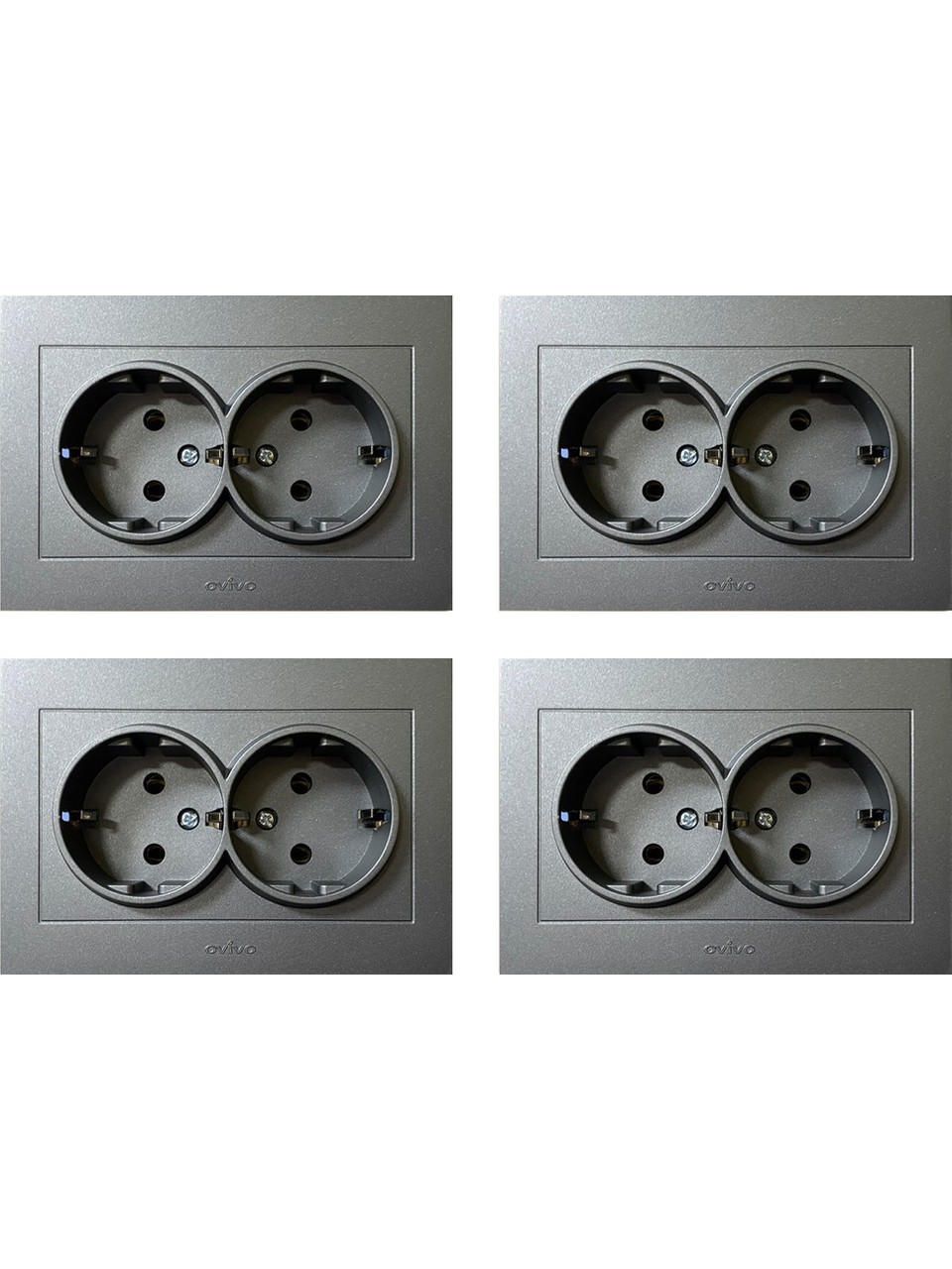 Grano F�me �kili Toprakl� Priz �er�eveli 4 ADET